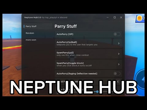 NEW BEST OP BLADE BALL SCRIPT NEPTUNE HUB WORKS ON MOBILE AND PC EXECUTORS 