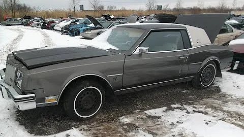 Nice 1984 Buick Riviera junked