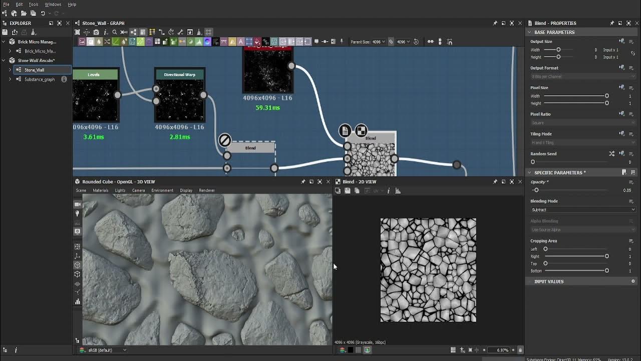Bricks Micro Manager | Substance Designer | Free Node Showcase - YouTube