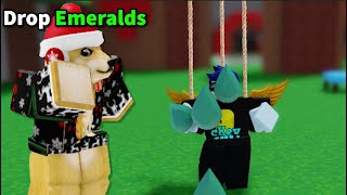 My friend CONTROLLED my game.. but I trolled him (Roblox Bedwars)