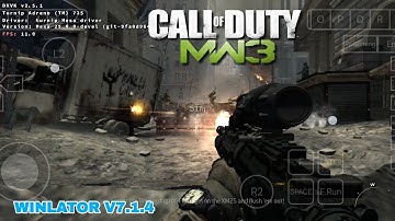 Call of Duty: Modern Warfare 3 Winlator Glibc 7.1.4 Gameplay (Windows Emulator) On Android