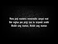 Nidji - Sang Mantan (lirik)