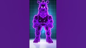 Radioactive Shadow Nightmare Fredbear in FNaF AR