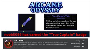 Arcane Odyssey: Least skilled true captain