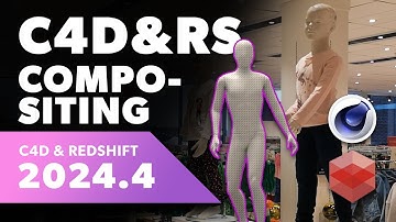 C4d Tutorial Add 3D Objects to Video [Cinema 4D 2024.4] [Render with iRender C4D GPU Render Farm]