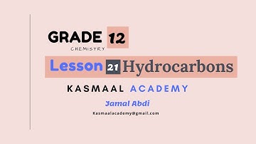 1.21|| Gade 12 Chem || Hydrocarbons || Jamal Abdi || Af-somali