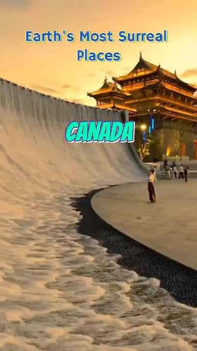 Earth's Most Surreal Places (CANADA) 😱 #travel #unrealplaces #nature #explore