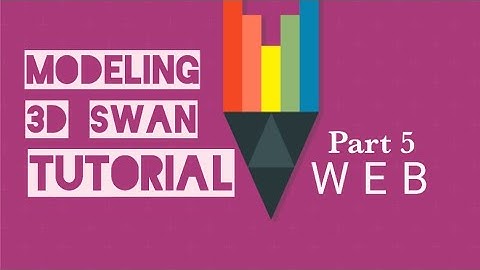 Metasequoia 4 Tutorial For Intermediate Level 7 : How To Make 3D Swan Part 5 - Web#phionestudio