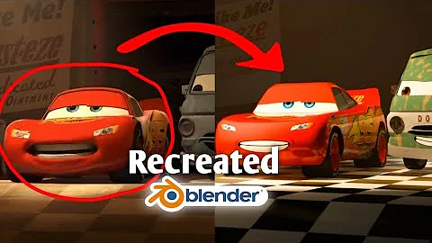 I recreated Rust-eze scene Entirely in Blender3d @pixar#cars #pixar #blender #animation