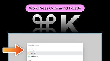Finally, a Command Palette ⌘K for WordPress!