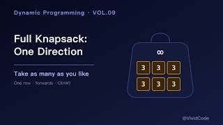 Unbounded Knapsack: One Loop Direction Away From 0/1