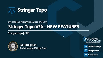 Webinar | Stringer Topo V24 - New Features (CAD)
