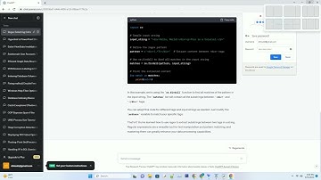 Regex To pull out a substring between two tags in a string