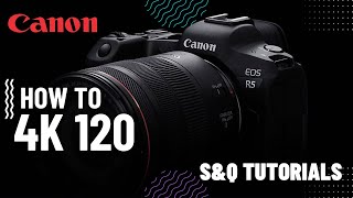 Canon EOS R5C Slow & Fast Setting || How to shoot 4k @ 120fps