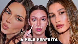 TÉCNICA VIRAL DA MARY PHILLIPS | MAQUIADORA DA HAILEY BIEBER E KENDALL JENNER *A PELE PERFEITA*!!!!