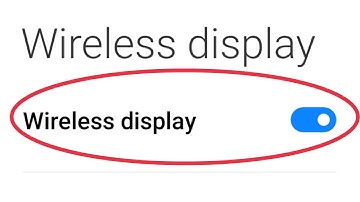 How To Enable Wireless Display in MIUI 13 Redmi Xiaomi 10 note 10 , 10t pro