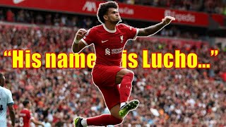 New Luis Diaz song with Lyrics | His name is Lucho | Liverpool fans video in 4K