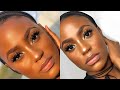 MY FLAWLESS GLOWY EVERYDAY MAKEUP ROUTINE|| #WOC/#DARKSKIN #BROWNSKIN