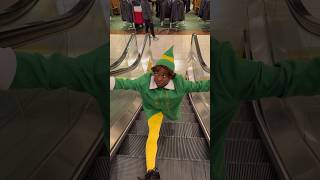 When Buddy tried to go up the escalator in “Elf”😂