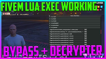 FiveM Lua Exec Working + Making Money + Dumper/Decrypter + Bypass (all in one) updated