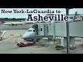 Full Flight: American Eagle E175 New York-LaGuardia to Asheville (LGA-AVL)