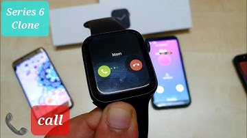 How to make Call from Series 6 iwatch clone | who to make call in Series 6 | Iwatch Series 6 Clone