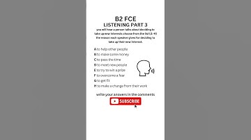 B2 First (FCE) Listening Part 3 - Test 2024 #b2firstlisteningtests #learningenglish #fce