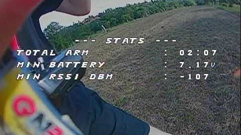 impact - first fpv crash & broken motor