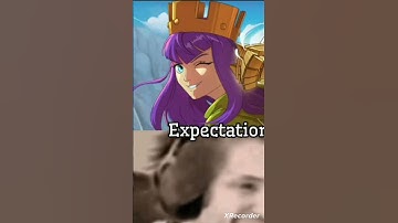 Expectation vs reality😅 #coc #coc memes