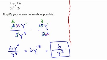 Multiplying rational expressions involving multivariat monomials