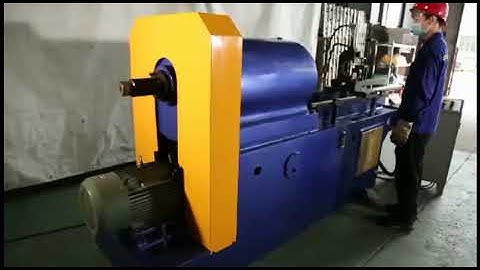 YXH Semi Automatic SS Pipe Tapering Machine video
