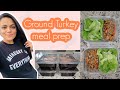 Easy Turkey Lettuce Wraps | Turkey Eggplant Stew Meal Prep Recipe | Eat Healthy | Weight Loss |