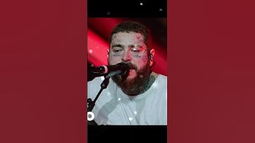 Thumbnail of Post Malone - Go Flex (Acoustic – One Night in Rome, Italy 2022) #shorts #subscribe