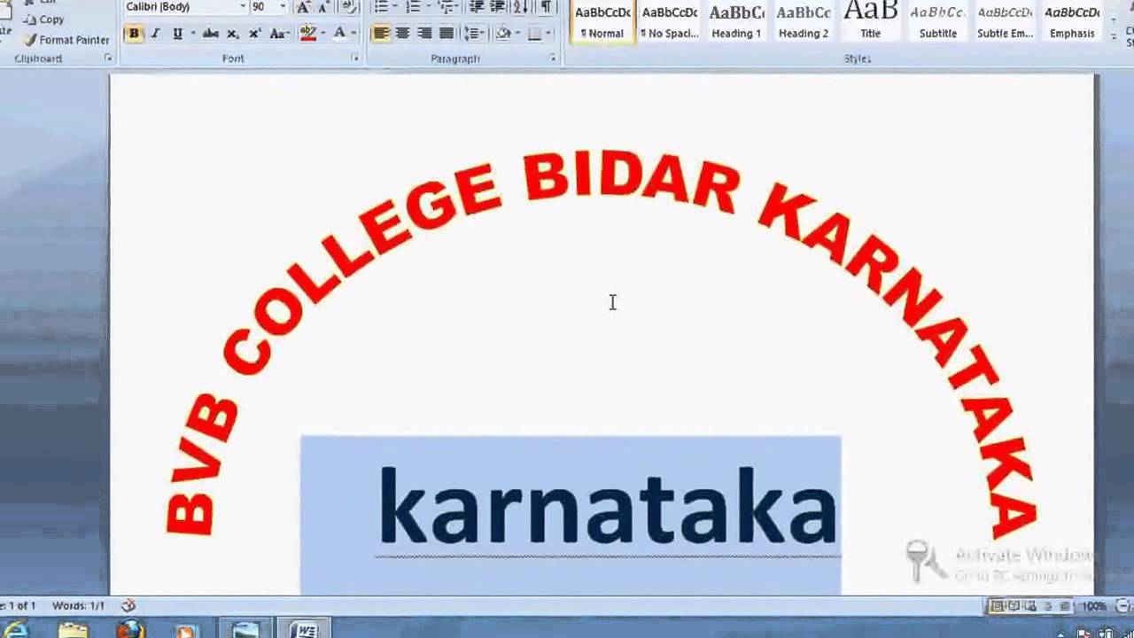 how to add word art on powerpoint