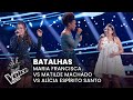 Maria francisca vs matilde machado vs alcia esprito santo  batalhas the voice kids portugal 2024