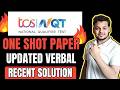 TCS NQT Verbal Ability (One Shot) Paper Solution | Updated Syllabus | Passage Recall, Email Writing