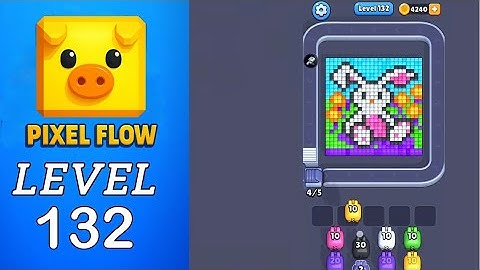 Pixel Flow Level 132 Walkthrough