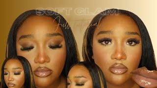 FULL Soft Glam Makeup Tutorial ! Beginner Friendly +  Skincare & Prep for the perfect base Makeup ! screenshot 1