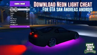 Neon Light Gta Sa Android || GTA V Mod For GTA San Andreas Android || Neon Light For Gta sa andreas