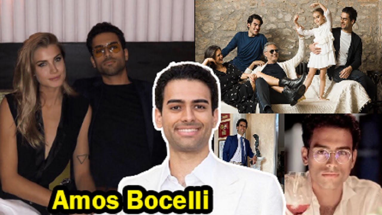 AMOS BOCELLI - BIO, FATOS, VIDA FAMILIAR DO FILHO DE ANDREA BOCELLI -  MÚSICOS