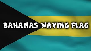 🇧🇸 Bahamas Country Flag Animation | Full HD | 10 Hours