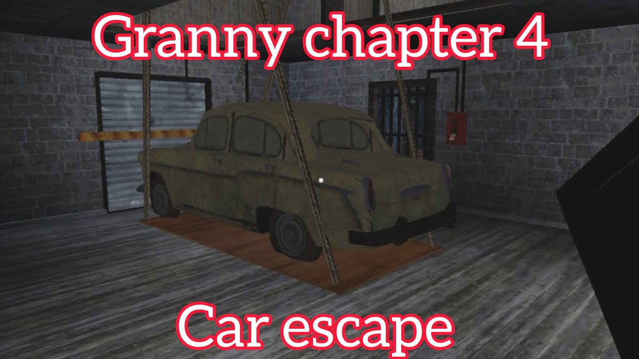 Granny chapter 4 car escape 😱💥