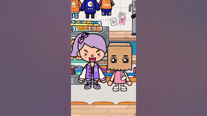 Girl Hides Her Face With A Box Because She Has Vitiligo | Toca Life Story