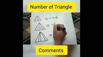 Number of Triangle/Viral video #short #shortvideo #youtubeshorts #triangle #easy #mathtricks