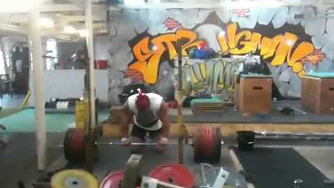 James Wilmot 340kg deadlift fail