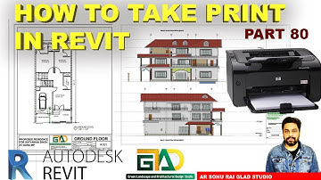 PART 80- HOW TO TAKE PRINT IN REVIT