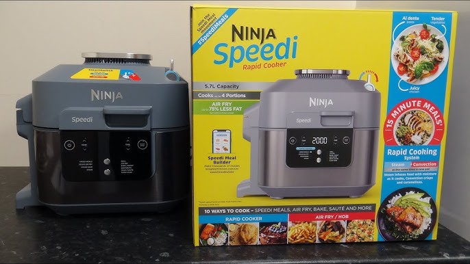 I LOVE NINJA Speedi Rapid Cooker & Air Fryer SF301 Review & How To Cook  Burrito Bowl 