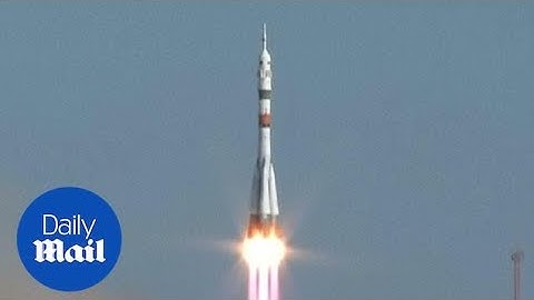 Russia launch Soyuz rocket with humanoid robot on board