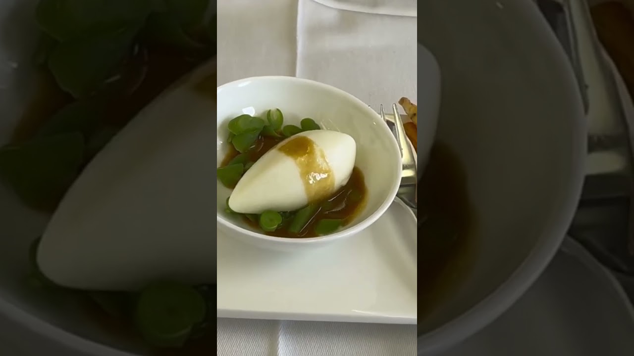 Swiss Airlines first class seat- Amuse Bouches