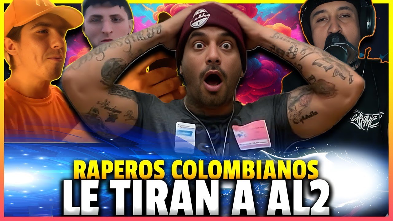 RAPEROS COLOMBIANOS LE TIRAN A AL2 EL ALDEANO @al2elaldeano - YouTube